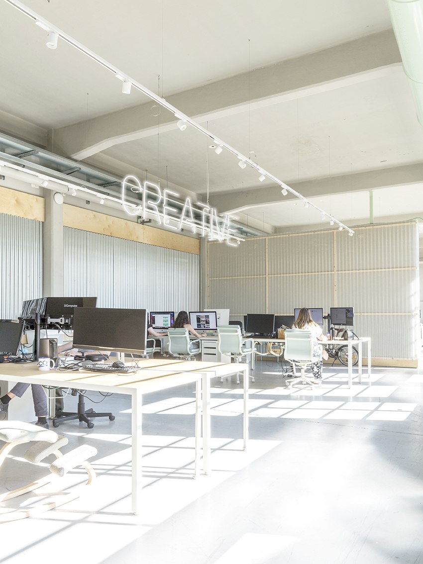 A picture of the professional team in the office